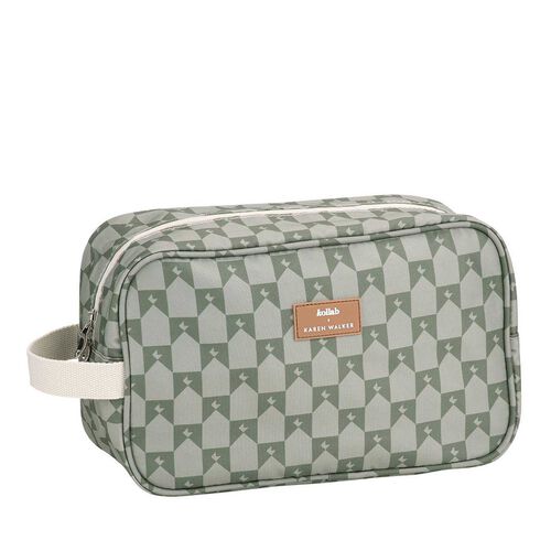 Kollab X Karen Walker Travel Bag Sage Monogram